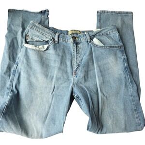 Wrangler Authentics Men's Light Wash Bootcut Jeans Size 36x32
